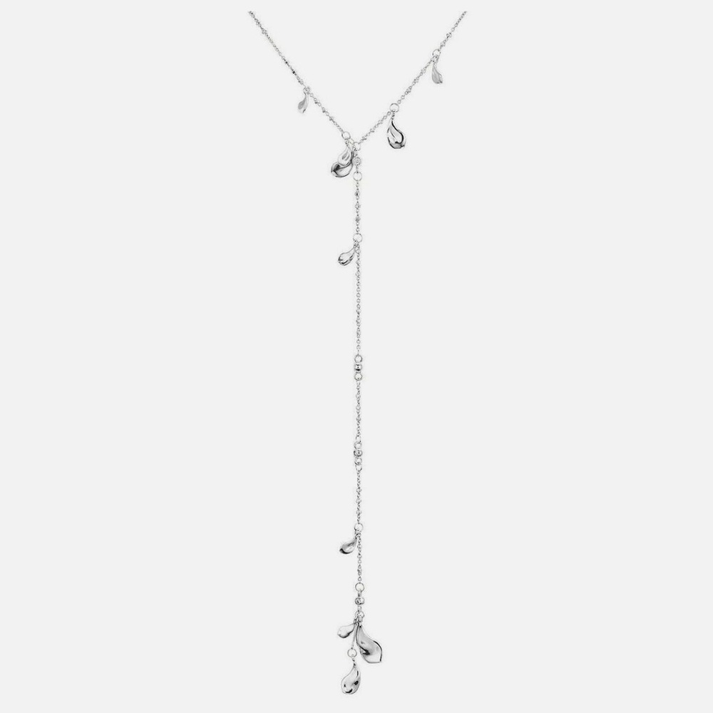 Kendra Scott Quincy Y Necklace in Silver NWT